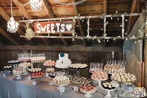 شیرینی عروسی - 10 مدل کاپ کیک عروسی